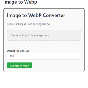 Image to WebP