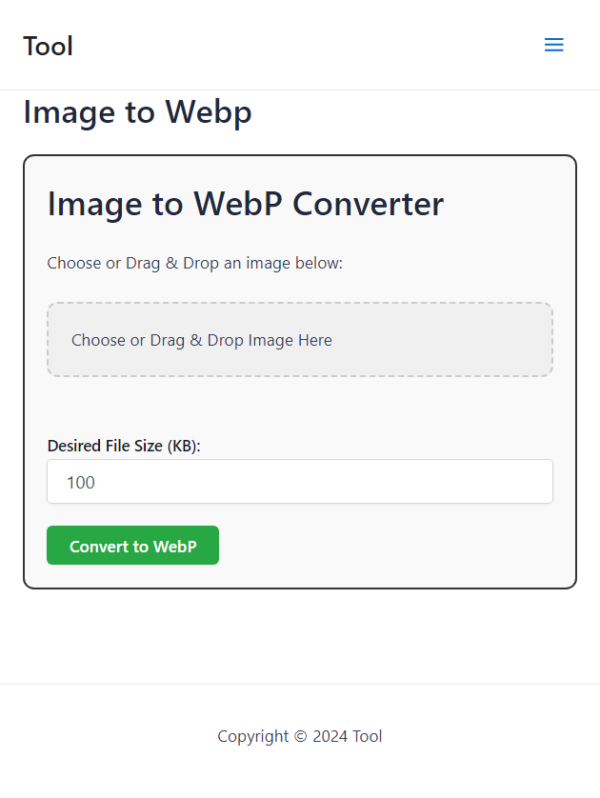 Image to WebP